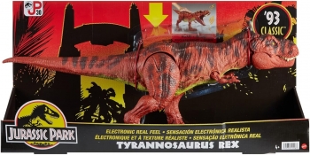 Динозавр Тиранозавр Рекс Jurassic Park Electronic Real Feel Tyrannosaurus Rex  Вогні та Звуки  Mattel 