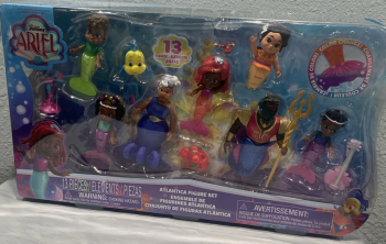 Набір фігурок Аріель Атлантіка Disney Junior Ariel Atlantica  Figure Аріель, Аянна, Аланна, Король Тритон, Урсула, Ферні, Люсія, Себастьян , Флаундер