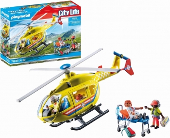 Конструктор Плеймобіл Playmobil City Life 71203 Medical Helicopter Рятувальний вертоліт