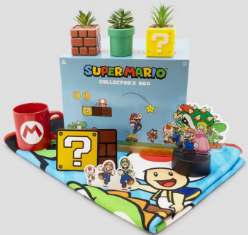 Подарунковий набір Супер Маріо Super Mario Mushroom Kingdom Collector Box