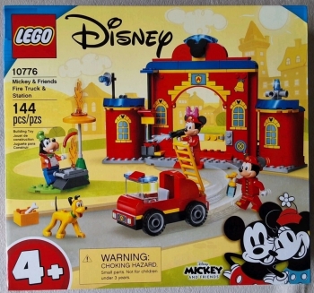 Лего Lego DISNEY 10776 MICKEY & FRIENDS FIRE TRUCK  STATION  Пожежна частина та машина Мікі та його друзів
