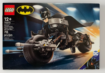 Лего Бетмен Фігурка Бетмена і бетцикл  LEGO 76273 Batman Construction Figure & the Bat-Pod Bike 