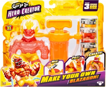 Фігурка тягнучка стретч антистрес Гуджитсу Блазагон Блейзагон  Hero Creator -Create Your Own Blazagon Stretch