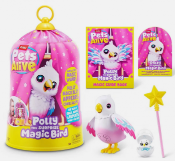 Інтерактивна іграшка Чарівна пташка Поллі Pets Alive Polly The Magic Bird  ZURU