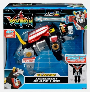 Ігрова фігурка лев Вольтрон Voltron Classic Black Lion Action Figure