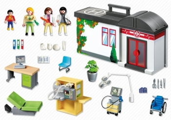 Playmobil 5953 Переносная больница  Take Along Hospital